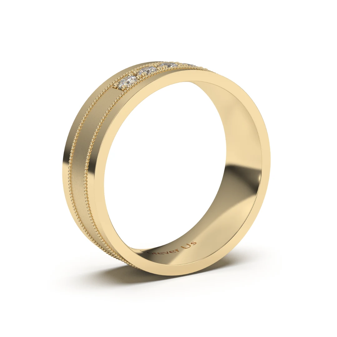 Argolla de Matrimonio Teruel en oro — Forever Us — vista 2