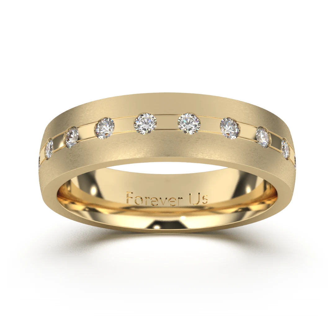Argolla de Matrimonio Ulises en oro — Forever Us