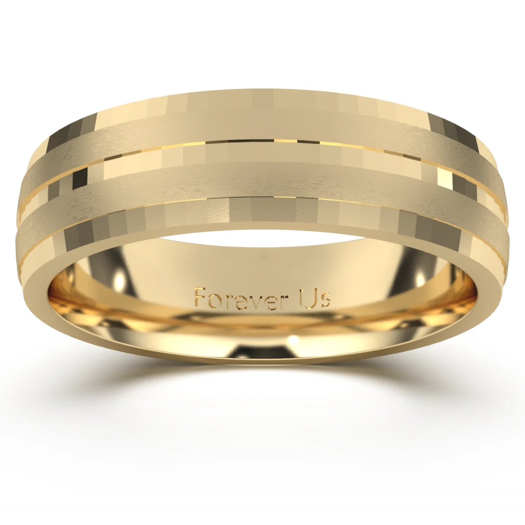 Argolla de Matrimonio Varsovia en oro — Forever Us