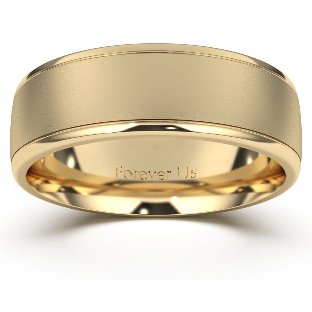 Argolla de Matrimonio William en oro — Forever Us