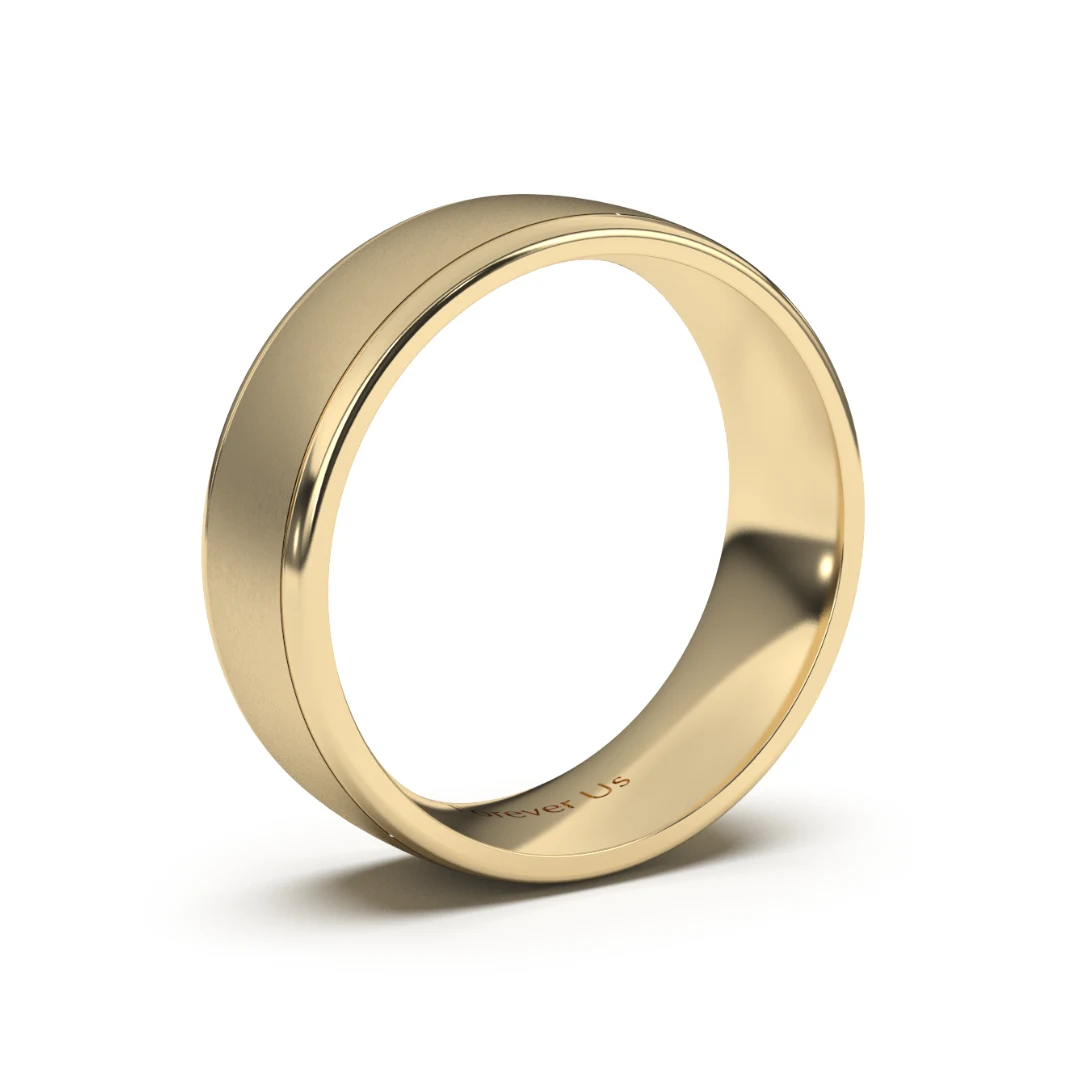Argolla de Matrimonio William en oro — Forever Us — vista 2