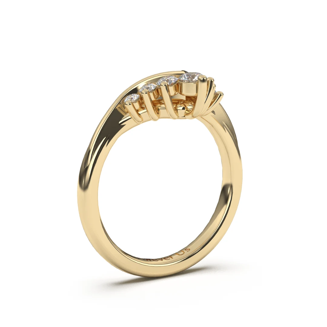 Churumbela Aimee en oro — Forever Us — vista 2