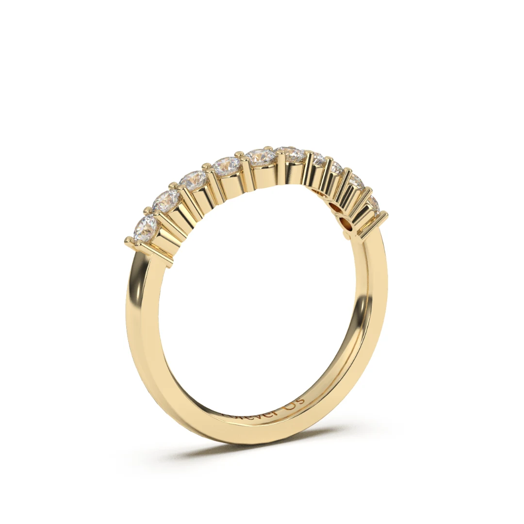 Churumbela Danae curva en oro — Forever Us — vista 2