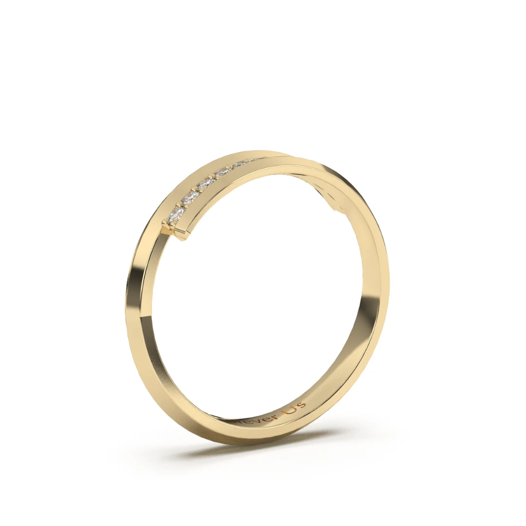 Churumbela Delf en oro — Forever Us — vista 2