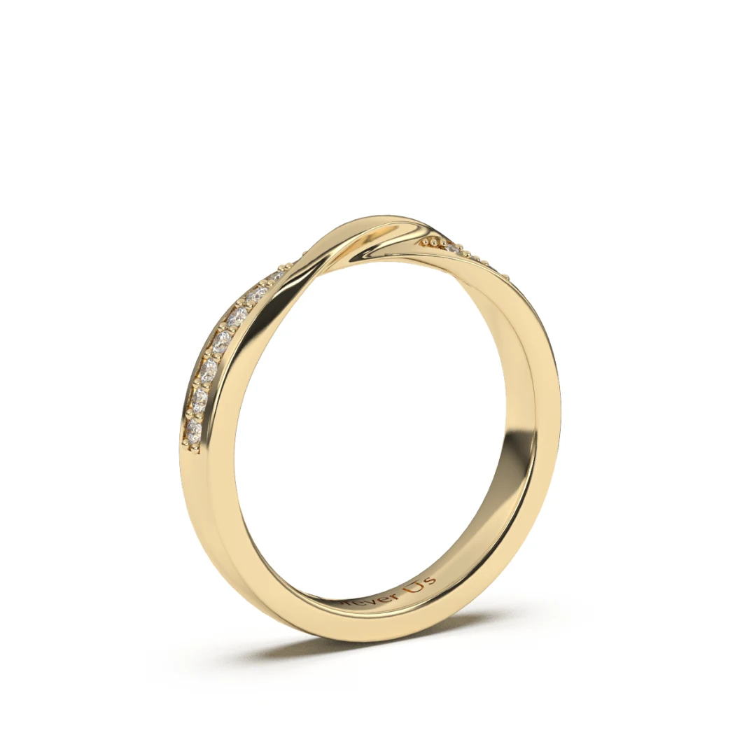 Churumbela Mobius en oro — Forever Us — vista 2
