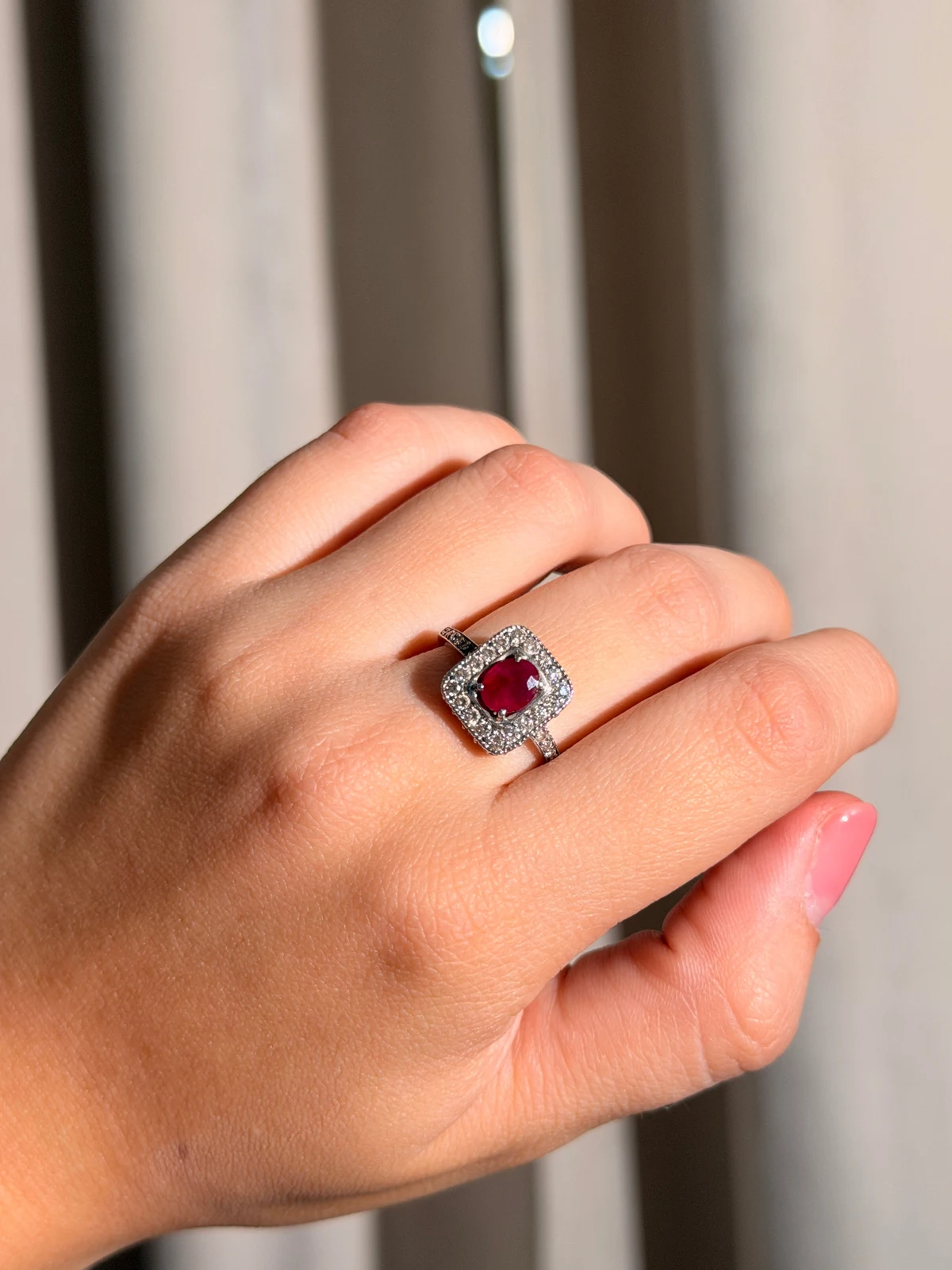 Anillo con halo — Forever Us — vista 2